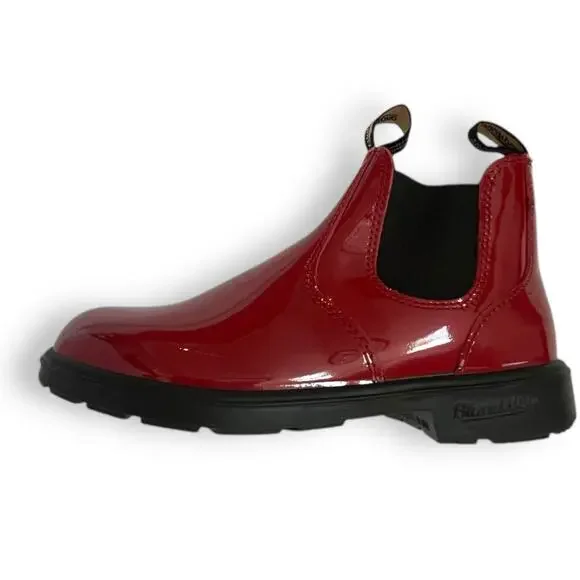 Blundstone 2253 Chelsea BootsBig Kids Girls UK 3 = US 6 Patent Red NEW